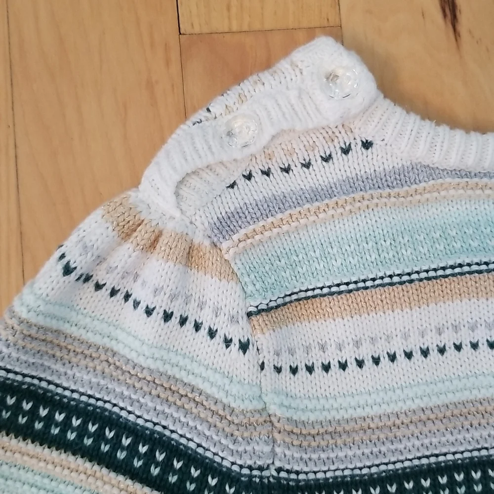 Gymboree ALL SPRUCED UP Striped Sweater Dress SIZE 10